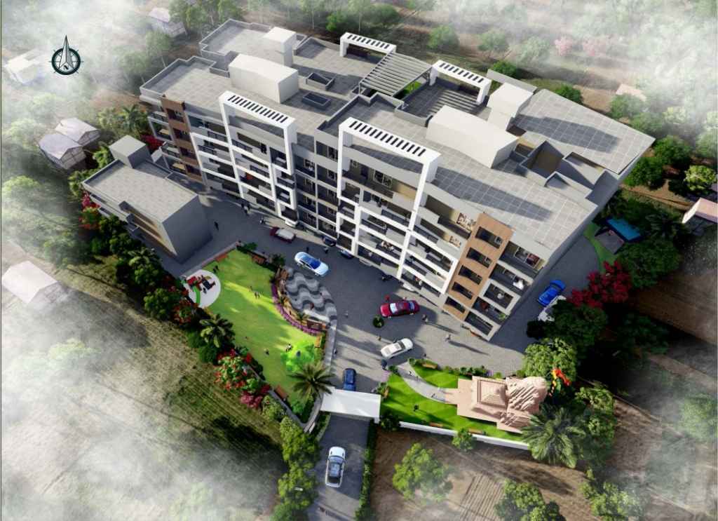 Shyama realty presented by Amol sona heights bird eye view