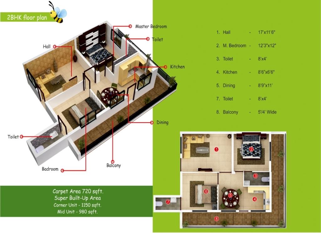 Floor plan Swarnima Heights