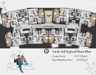 Shyama realty presented by Amol sona heights Floor Plan