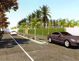 Indraprashtha Gated Community 30ft Road View