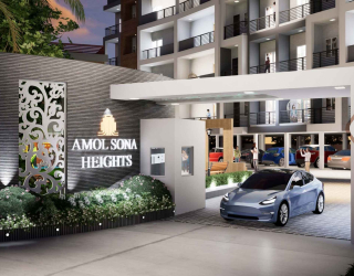 Shyama realty presented by Amol sona heights entrance